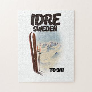 Idre Sweden to ski Jigsaw Puzzle