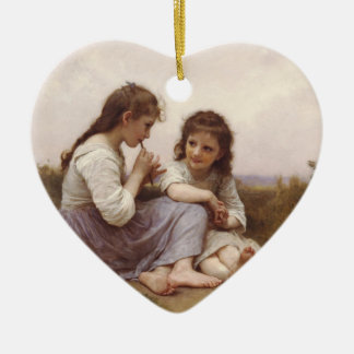 Idylle Enfantine (A Childhood Idyll) Ceramic Ornament
