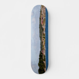 Idyllic coast landscape skateboard