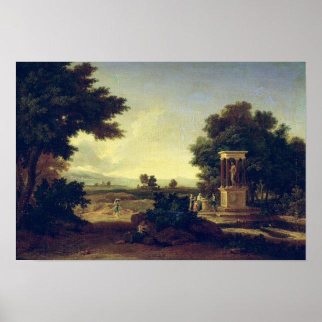 Idyllic Landscape Poster (Front)