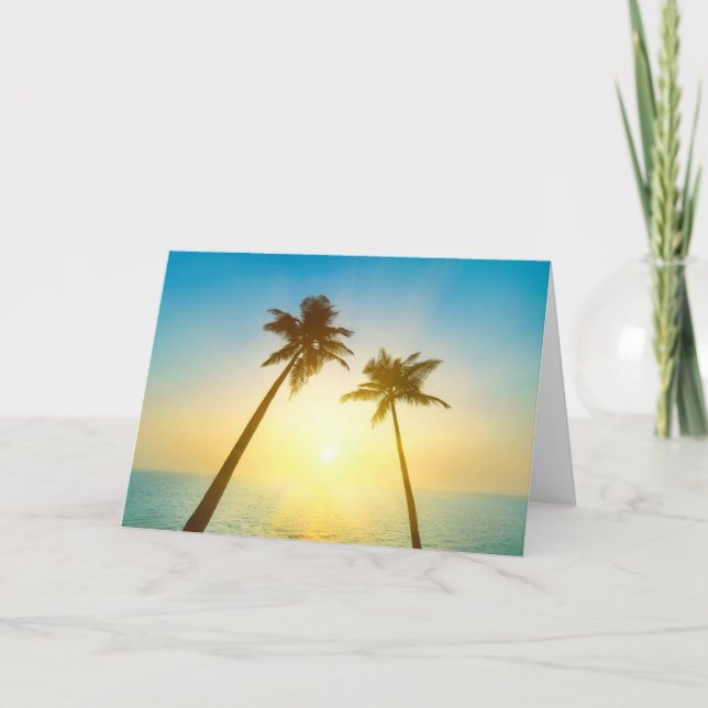 Idyllic Tropical Heaven Card (Front)