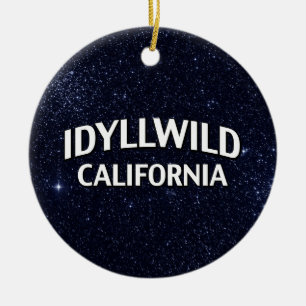 Idyllwild California Ceramic Ornament