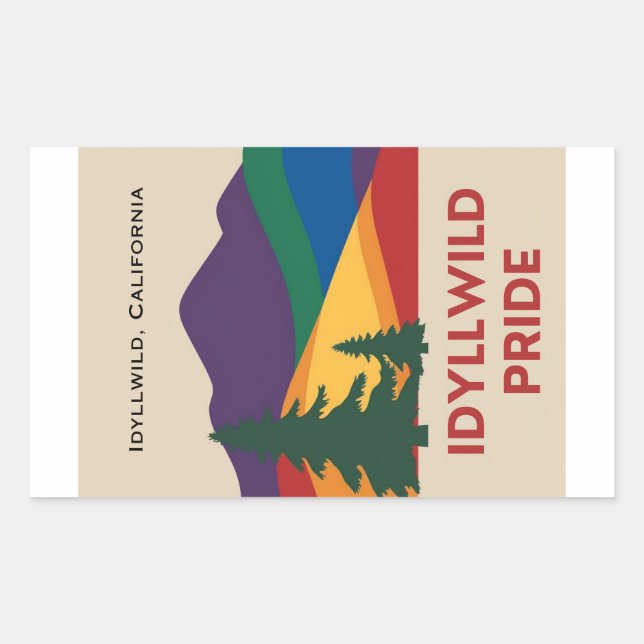 Idyllwild Pride Sticker Set (Front)