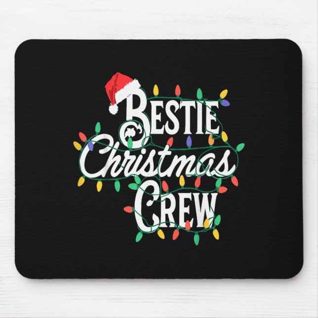 Ie Christmas Crew Funny Friend Matching Friends  Mouse Pad (Front)