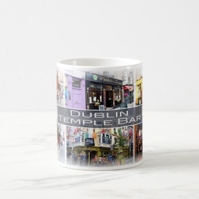 IE Ireland - Temple Bar Dublin - Coffee Mug (Center)