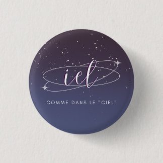iel - pronom badge 1 inch round button