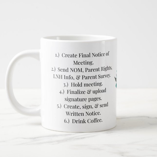 IEP Steps Coffee Mug (Left)