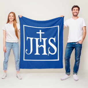 Iesus Hominum Salvator Fleece Blanket