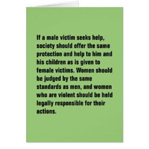 If A Male Victim Seeks Help, Society Should …