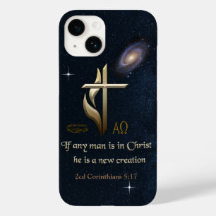 If any man is in Christ he is a new creation Case-Mate iPhone 14 Case
