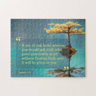 If Any Of You Lacks Wisdom, You Should Ask God Jigsaw Puzzle