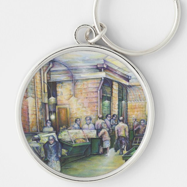 If Art Denies Form, Then Grace Will Furnish It Keychain (Front)