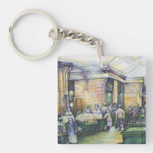 If Art Denies Form, Then Grace Will Furnish It Keychain