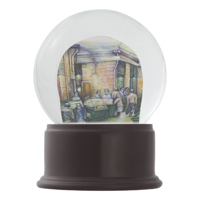 If Art Denies Form, Then Grace Will Furnish It Snow Globe (Back)
