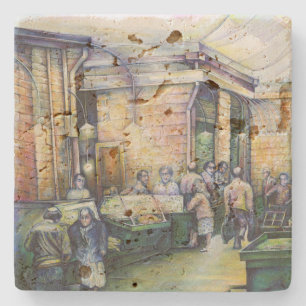 If Art Denies Form, Then Grace Will Furnish It Stone Coaster