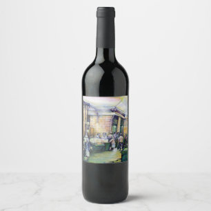 If Art Denies Form, Then Grace Will Furnish It Wine Label