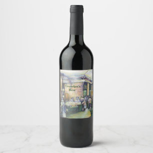 If Art Denies Form, Then Grace Will Furnish It Wine Label