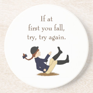 "If at first you fall, try, try again." Equestrian Coaster