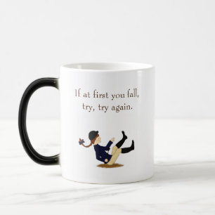 "If at first you fall, try, try again." Equestrian Magic Mug