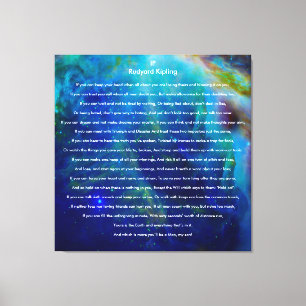 If by Rudyard Kipling on Orion Canvas Print