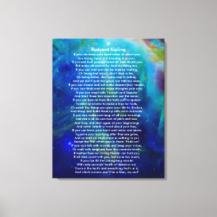 If by Rudyard Kipling on Orion Canvas Print