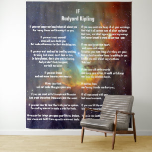If by Rudyard Kipling Tapestry