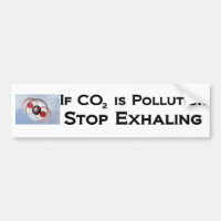If CO2 is pollution, stop exhaling