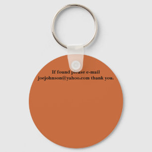 If found please e-mail keychain