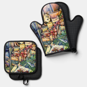 If God had made it any better, She would have kept Oven Mitt & Pot Holder Set