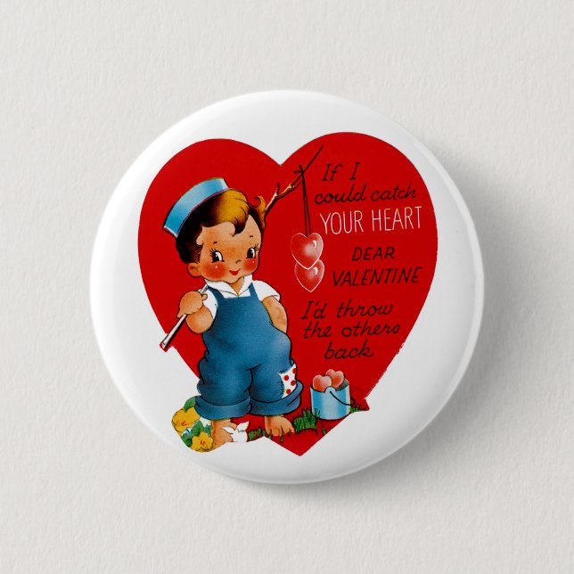 If I Could Catch Your Heart 2 Inch Round Button (Front)