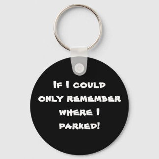 If I could only remember where I parked! Keychain