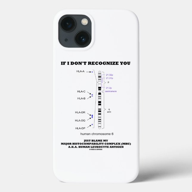 If I Don't Recognize You Blame My MHC Chromosome Case-Mate iPhone Case (Back)