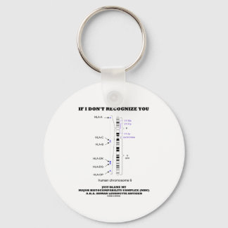 If I Don't Recognize You Just Blame My MHC Biology Keychain