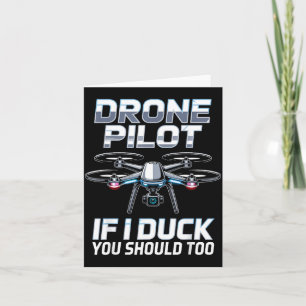 If I Duck Drone Lot Drone Operator Rc Quaopter Fly Card
