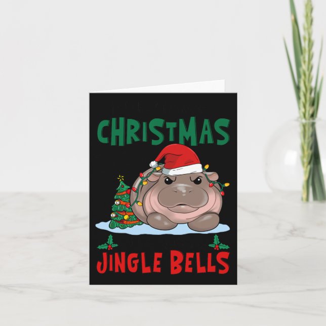 If I Had Anymore Xmas Spirit Id Be Ting Jingle Bel Card (Front)