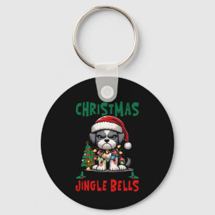 If I Had Anymore Xmas Spirit Id Be Ting Jingle Bel Keychain