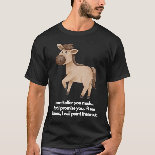 If I see cows I will point them out T-Shirt (Front)