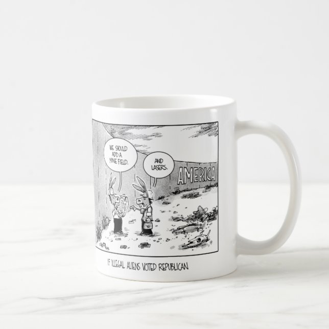 If Illegal Aliens Vote Republican Coffee Mug (Right)