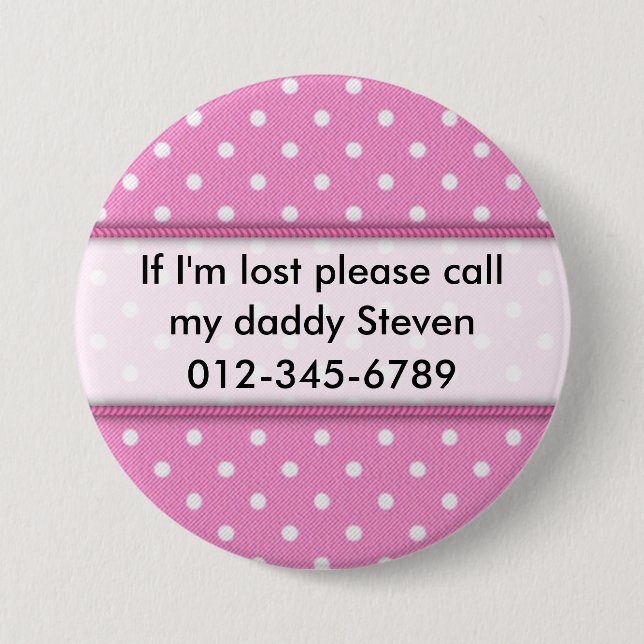 If I'm lost Button (Front)