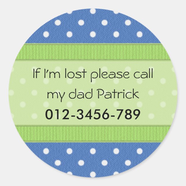 If I'm Lost Stickers (Front)