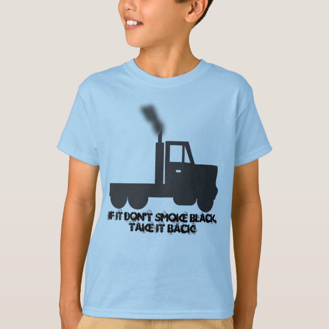 If It Don't Smoke Black Kids Tee (Front)