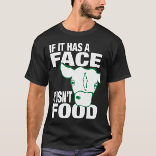 If It Has A Face Black T Shirt