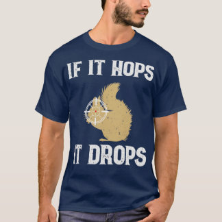 If It Hops It Drops Shirt Funny Vintage Hunting