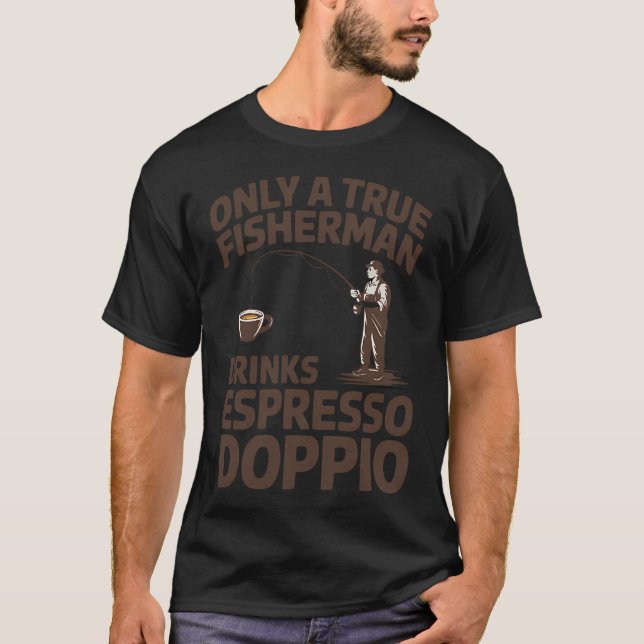 If It Involves Camping and Fishing Count Me In Blu T-Shirt (Front)