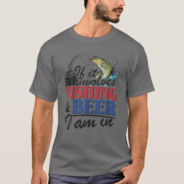 If It Involves Fishing T-Shirt (Front)