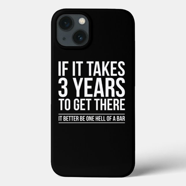 If It Takes 3 Years To Get There It Lawyer Funny S Case-Mate iPhone Case (Back)