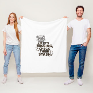 If its missing, check their stash fleece blanket