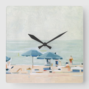 If It's the Beaches Square Wall Clock