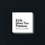 If Life Gives you a Potatoes Make a Latke  Post-it Notes<br><div class="desc">Hanukkah humour,  Jewish food pun,  potato joke,  latke lover fun,  Jewish culture laugh,  Hanukkah 2025,  traditional meets modern,  festival of lights funny,  Jewish holiday food,  witty holiday saying</div>