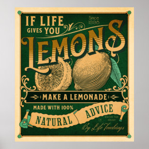 If Life gives you lemons Poster